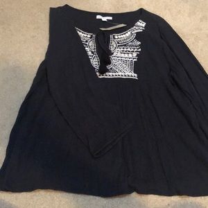 Long sleeve loose top